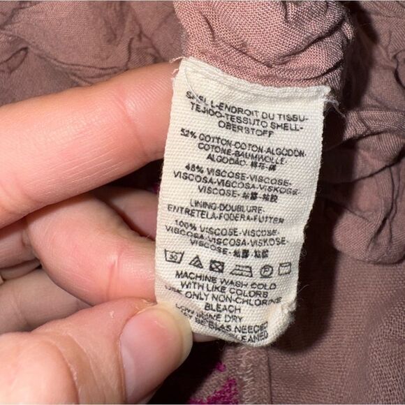 Free People Wild Romance Embroidered Midi Dress - Size Large - Picture 10 of 10